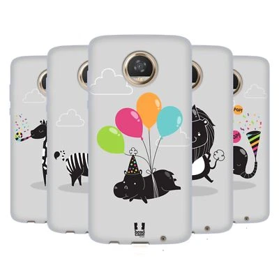 FUNDA DE GEL SUAVE HEAD CASE DESIGNS FIESTA ANIMALES PARA TELÉFONOS MOTOROLA Foto 1 de 4