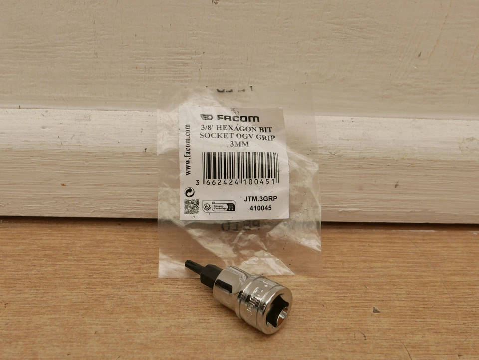 Facom JTM.3GRP 3/8" Drive 3mm hex bit ogv grip - Image 1 of 1