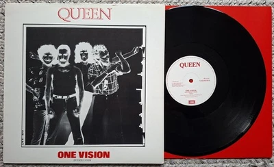 Queen “One Vision” 1985 Ex First Pressing Freddie Mercury Brian May Roger Taylor - Bild 1 von 4
