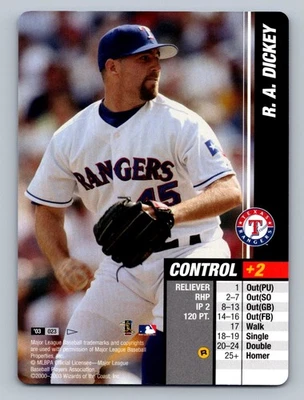 2003 MLB Showdown Pennant Run R.A. Dickey #023 - Image 1 of 2