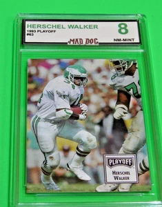 HERSCHEL WALKER***PLAYOFF DE 1993--#63---COMO NUEVO 8***ÁGUILAS*VAQUEROS--PERRO LOCO CLASIFICADO - Imagen 1 de 1