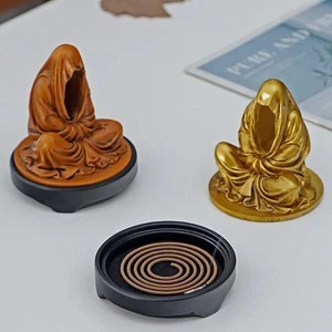 Handicraft Phase-free Aroma Stove Exquisite Resin Incense Holder Desktop - Picture 1 of 6