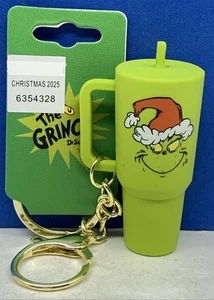 BioWorld NEW GRINCH Tumbler Keychain - 2.5 x 1.38 - GREAT STOCKING STUFFER!! - Picture 1 of 2
