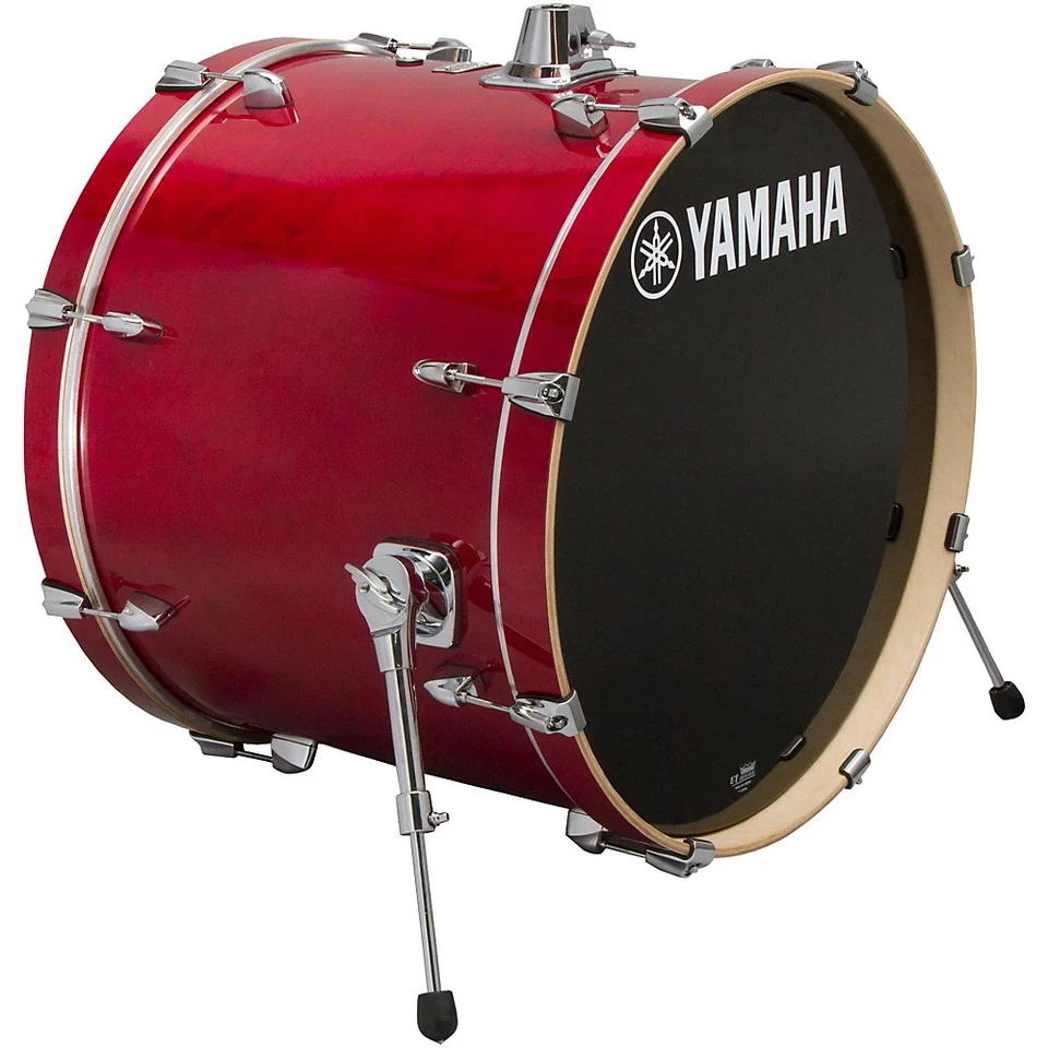 Yamaha Stage Custom Birch Bass Drum 18 X 15 In. Cranberry Red