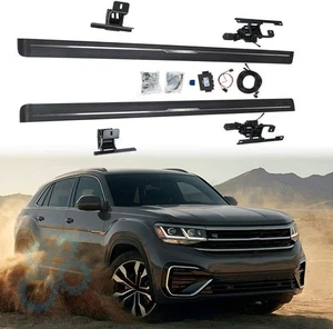 Fixed Side Step Nerf Bar Running Board Fits For VW Volkswagen Atlas 2018-2025 - Picture 1 of 13