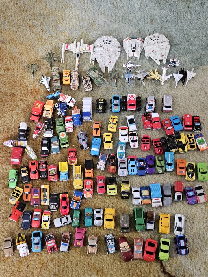 Micro Machines Galoob Other Mini Car Planes Truck Star Wars Lot 130 Pieces  - Image 1 of 4