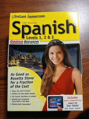 Instant Immersion Spanish Levels 1, 2, 3 • PC & MAC Learning Software - Image 1 of 4