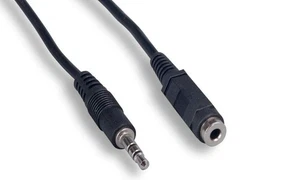 3.5MM Stereo Audio Extension Cable 6FT Cord 6 FT Male to Female AUX 6 Phone Car - Picture 1 of 1
