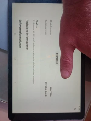 TopnSamsung Tablet TAB A  SM T 590 32 GB WIFI Schwarz - Bild 1 von 4