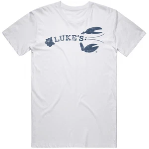 Luke's Lobster Portland Pier Portland Maine Restaurant Worn Look T Shirt - Picture 1 of 2
