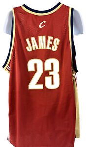 LeBron James Nike Team Jersey 23 Stitched Sewn Cleveland Cavaliers Size 3XL + 2