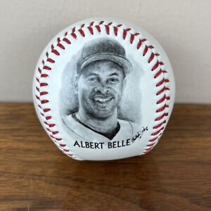 Cleveland Indians Albert Belle Photo Baseball Ball Burger King Fotoball