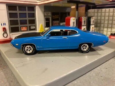 1970 Ford Torino Cobra 1/43 Scale, American Muscle Series, Rare Blue Version NIB - Image 1 of 4