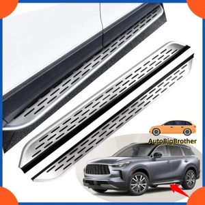 Fits Infiniti QX60 2022 2023 Running Boards Side Steps Nerf Bar Protector Pedal - Picture 1 of 5