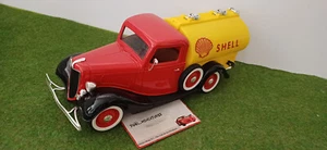 FORD V8 de 1936 CITERNE SHELL o 1/19 no 1/18 SOLIDO voiture miniature collection - Imagen 1 de 8