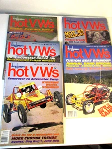 Hot VWs Magazine 1984 LOT OF 5 MAGS JAN MAR APRIL OCT DEC USED MAG LOT GR8 PICS - Picture 1 of 8