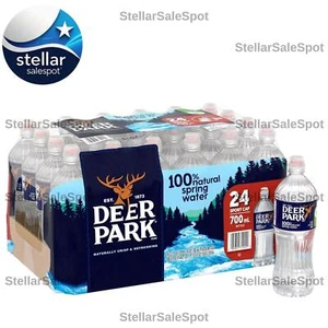 Acqua di sorgente 100% naturale Deer Park 700 ml, confezione da 24 - Foto 1 di 7