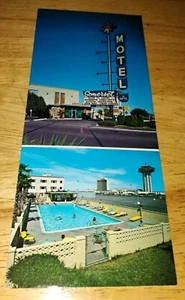 VINTAGE LONG POSTCARD "SOMERSET HOUSE MOTEL" LAS VEGAS, NEVADA - Picture 1 of 3