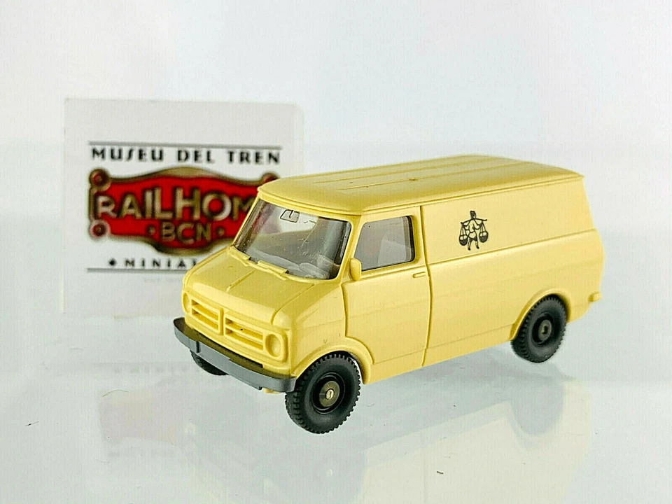 185 WIKING H0 - Furgone Chiusa Beig - Modello Di Vetrina - Senza Scatola - Immagine 1 di 1