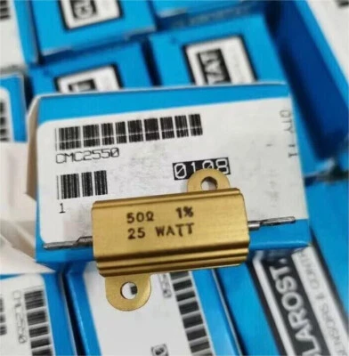 CLAROSTAT   25W 50R  CMC2550  25W 50Ohm  RESISTOR  . NEW . DHL - Image 1 of 4