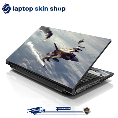 Laptop Skin Sticker Decal Cover for Notebook Macbook HP Asus War Jets 13-16 inch - Image 1 of 4