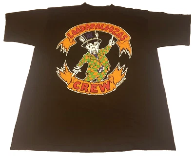 METALLICA Vtg 1996 LOADAPALOOZAS CREW Lollapalooza Roadie XL T-Shirt (GIANT TAG) - Image 1 of 4
