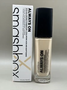 Smashbox Always On 16 Hour Skin Balancing Foundation  F10-W 1oz Hyaluronic Acid - Picture 1 of 6