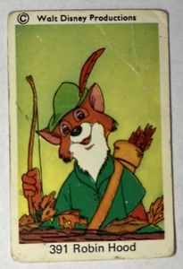 1973-76 Swedish Disneybilder Numbered Robin Hood #391 f5h - Picture 1 of 2
