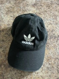 Adidas Hat Cap Adjustable Strap Back Black - Picture 1 of 4