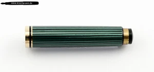 Older Pelikan D600 Pencil Pen Top Part in Black-Green without clip (two chicks) - Picture 1 of 7