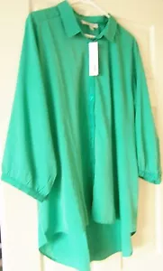Blouse by JENNIFER & GRACE Size 3X Buttoned NWT MSRP$59 - Picture 1 of 1