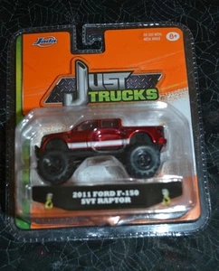 JADA JUST TRUCKS - 2011 FORD F-150 SVT RAPTOR RED # 078 VHTF !! RARE !! - Picture 1 of 1