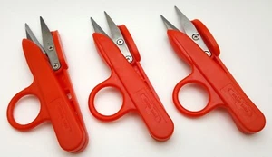 3 pinzas de hilo de bordar de plástico TC-801 Golden Eagle cortapelos tijera - Imagen 1 de 1