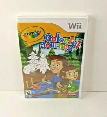 Crayola Colorful Journey (Nintendo Wii Wii U) GAME COMPLETE COLORING DRAWING FUN - Image 1 of 3