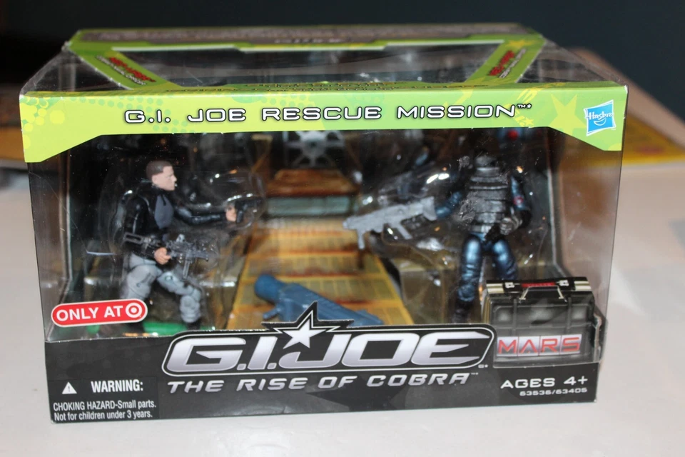 GIJOE The Rise of Cobra Rescue Mission Snake Eyes Duke 2 Neo-viper Hasbro 2009