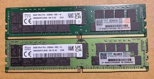 HMAA8GR7CJR4N-XN HYNIX 128GB (2X64GB) 2RX4 PC4-3200AA PAMIĘĆ SERWERA - Zdjęcie 1 z 2