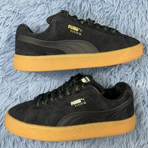 Puma Suede XL Black Vine Turnschuhe Größe 6,5 Jugend Gummi Buttom Y2K Chunky Skater - Bild 1 von 14