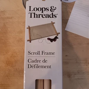Neue Loops & Threads Scroll Holzrahmen 9" x 24" Arbeitsbereich - Bild 1 von 7