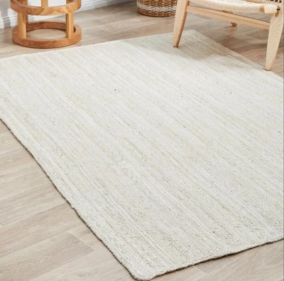 The Knitted Co. 100% Jute Area Rug 9x12 Feet Approx- Braided Design Hand Wove... - Image 1 of 4