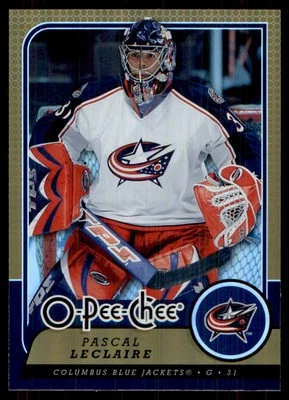 2008-09 O-Pee-Chee Gold Pascal Leclaire Columbus Blue Jackets #32 - Image 1 of 2