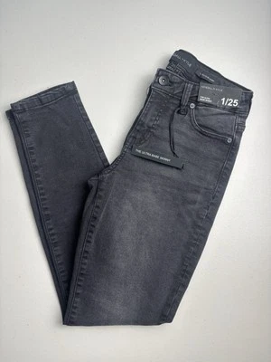 Pantalones de mezclilla ajustados negros elásticos 1/25 Kendall Kylie The Ultra Babe nuevos con etiquetas  Foto 1 de 4