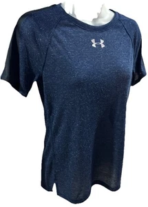 Womens Under Armour Fitted Gore-Tex Infinium Short Sleeve T-Shirt Blue - Picture 1 of 8