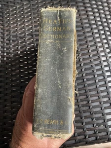 Heath's German Dictionary 1906 Edition By Karl Breul D. C. Heath & Co Publishers - Imagen 1 de 10