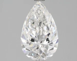 Pear Cut 1.50 Carat Cert. GIA Natural Mined Diamond Loose E color VS2 clarity - Picture 1 of 2