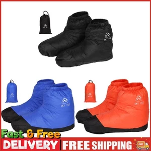 Down Feet Cover Waterproof Soft Slippers Boots for Winter Outdoor Camping Hiking - Picture 1 of 15