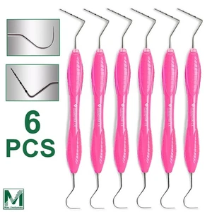 6 Sonda Dental Perio UNC 23/15 Explorer Mango de Silicona Instrumentos de Doble Extremo - Imagen 1 de 3