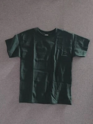 Camiseta Hanes Mujer Manga Corta Algodón Cuello Redondo Elegante Verde S Foto 1 de 4