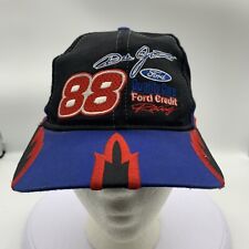 Great Vintage FLAMES Dale Jarrett Ford Quality Care Credit - Snapback Cap Hat