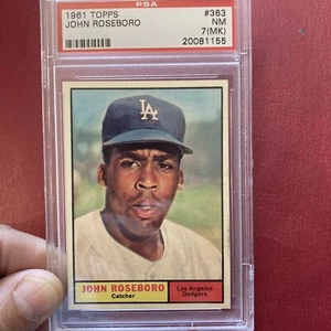 1961 Topps Set Break #363 John Roseboro PSA 7 MK.  NM - Picture 1 of 3