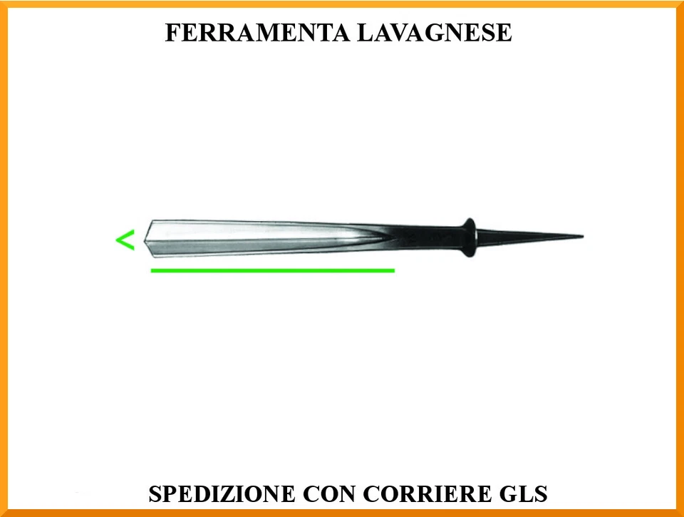 Sgorbia per intaglio in acciaio per scultori e falegnameria vari profili - Immagine 1 di 1
